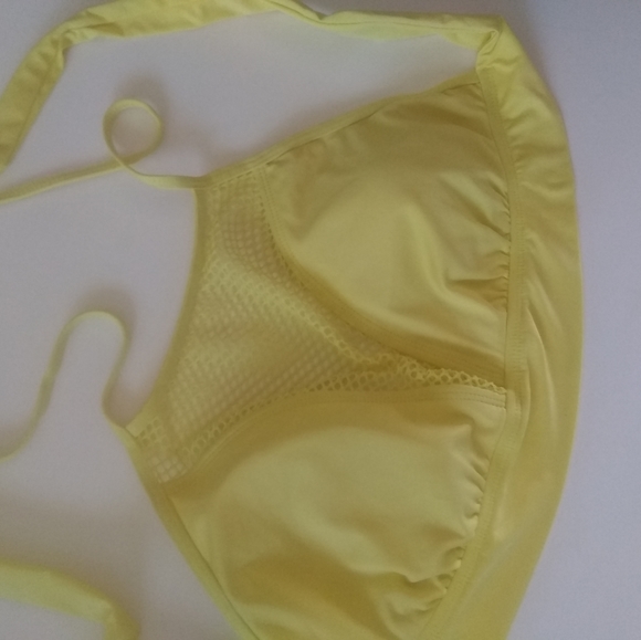Mossimo Target Yellow Swim Top Lemon Size Large - Picture 3 of 6